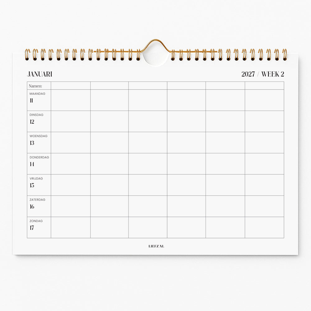 Familieplanner 2027 || PRE-ORDER