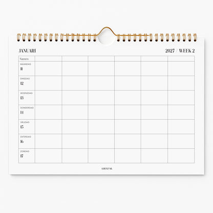 Familieplanner 2027 || PRE-ORDER