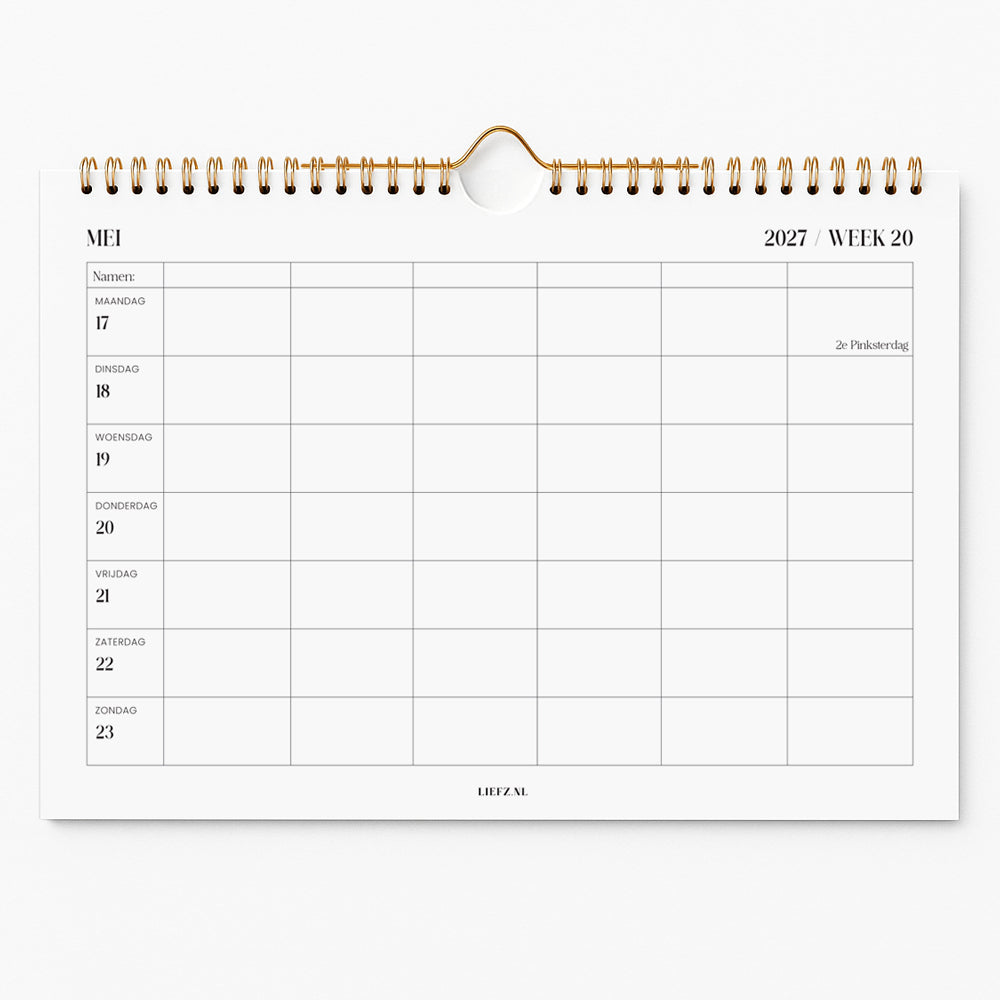 Familieplanner 2027 || PRE-ORDER