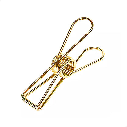 Fish clip | Goud | 13 x 55 mm | 5 stuks