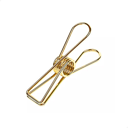 Fish clip | Goud | 8 x 32 mm | 5 stuks