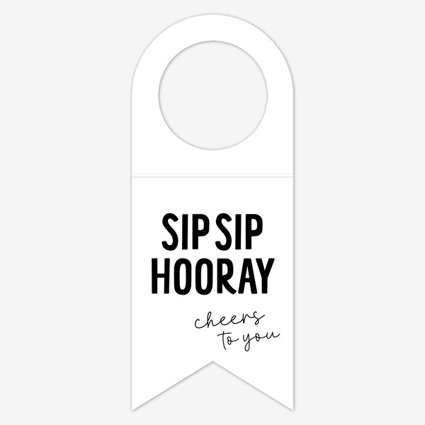 Flessenhanger | Sip sip hooray