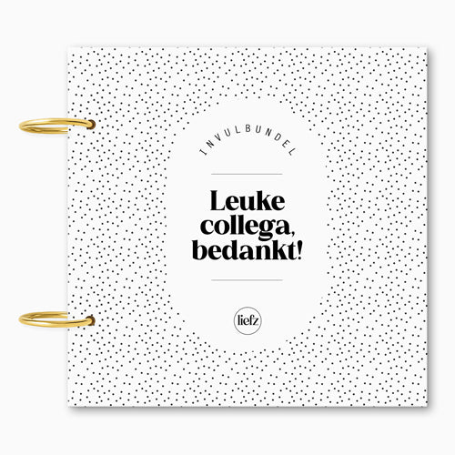 Invulbundel | Bedankt collega