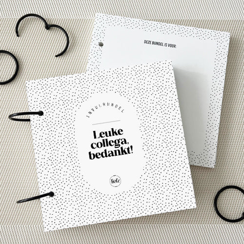 Invulbundel | Bedankt collega