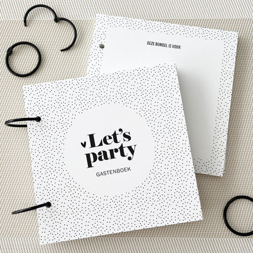 Invulbundel | Gastenboek | Let's party