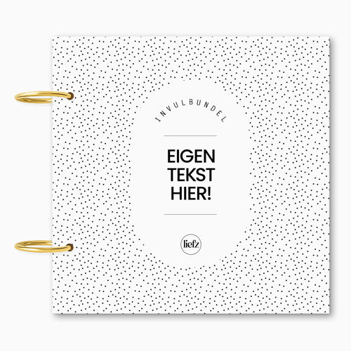 Custom invulbundel | Eigen tekst