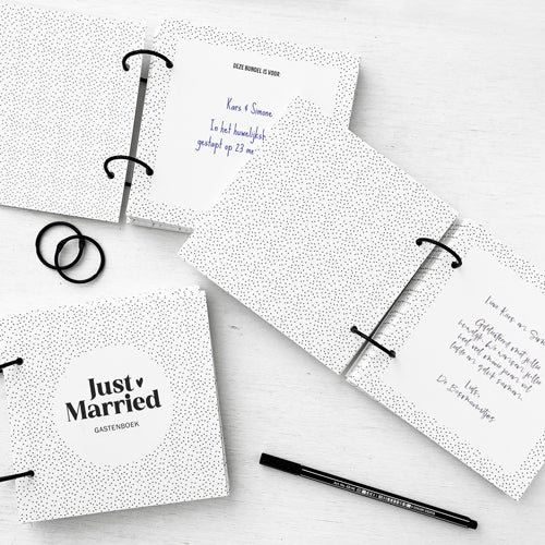 Invulbundel | Gastenboek | Just Married