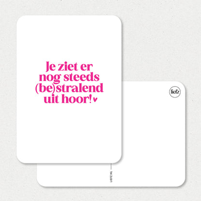 Kaart | Je ziet er nog steeds p(r)uik uit