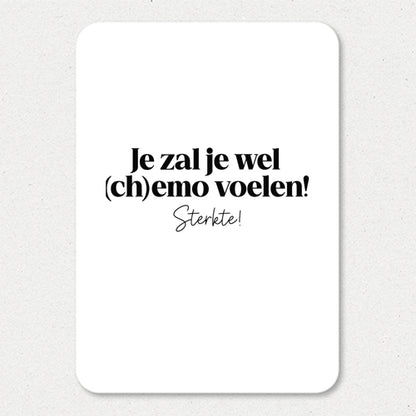 Kaart | Je zal je wel (ch)emo voelen