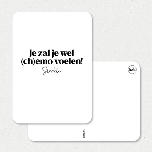 Kaart | Je zal je wel (ch)emo voelen