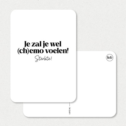 Kaart | Je zal je wel (ch)emo voelen