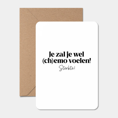 Kaart | Je zal je wel (ch)emo voelen