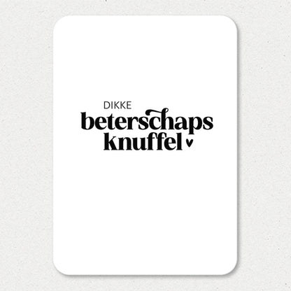 Kaart | Dikke beterschapsknuffel