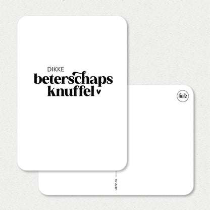 Kaart | Dikke beterschapsknuffel