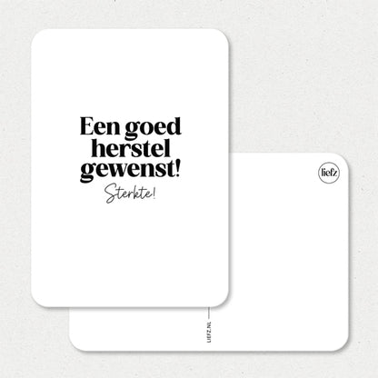 Kaart | Een goed herstel gewenst