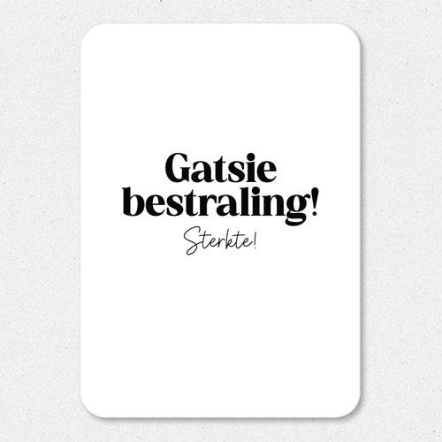 Kaart | Gatsie bestraling