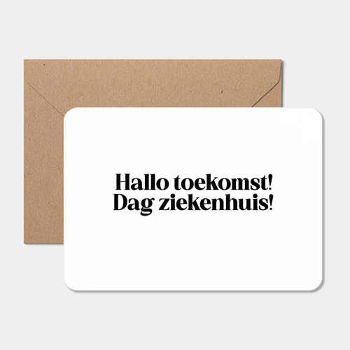 Kaart | Hallo toekomst! Dag ziekenhuis!