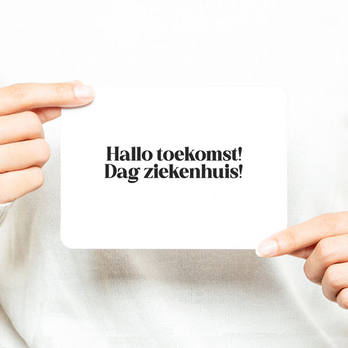 Kaart | Hallo toekomst! Dag ziekenhuis!