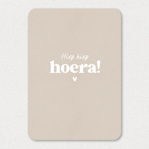 Kaart | Hiep hiep hoera