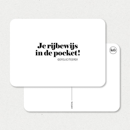 Kaart | Je rijbewijs in de pocket