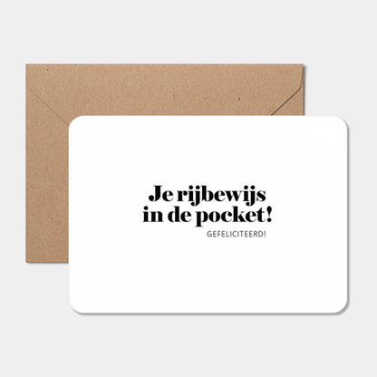 Kaart | Je rijbewijs in de pocket
