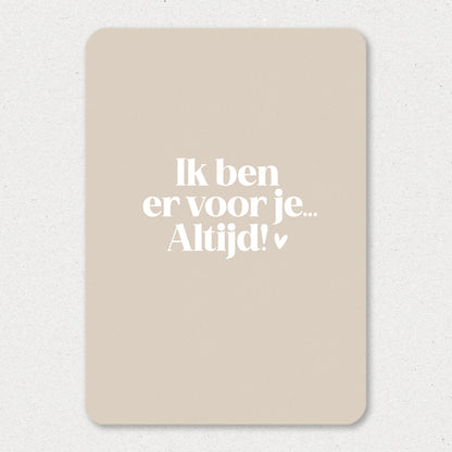 Kaart | Ik ben er voor je