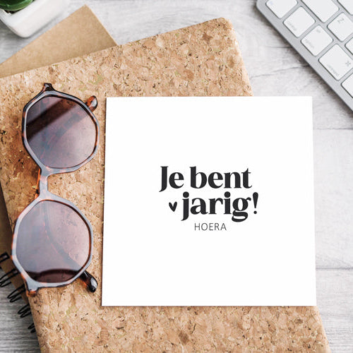 Dubbele kaart | Je bent jarig