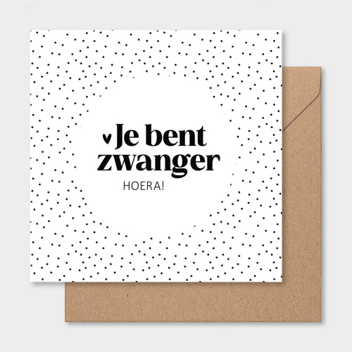 Dubbele kaart | Je bent zwanger