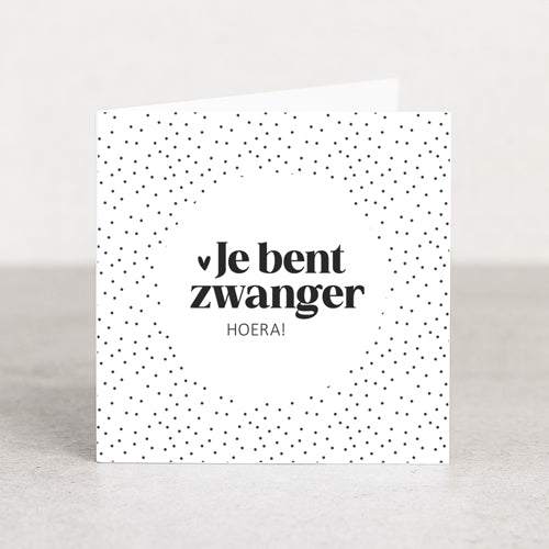 Dubbele kaart | Je bent zwanger