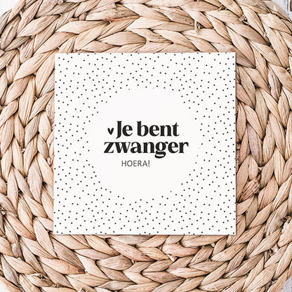Dubbele kaart | Je bent zwanger