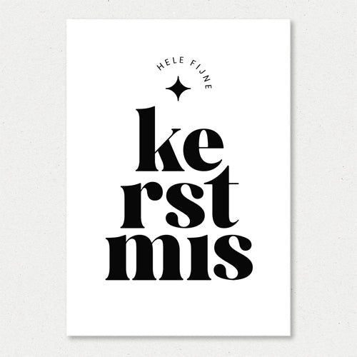 Kerstkaart | Fijne Kerstmis