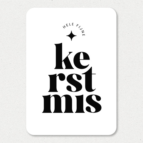 Kerstkaart | Fijne Kerstmis