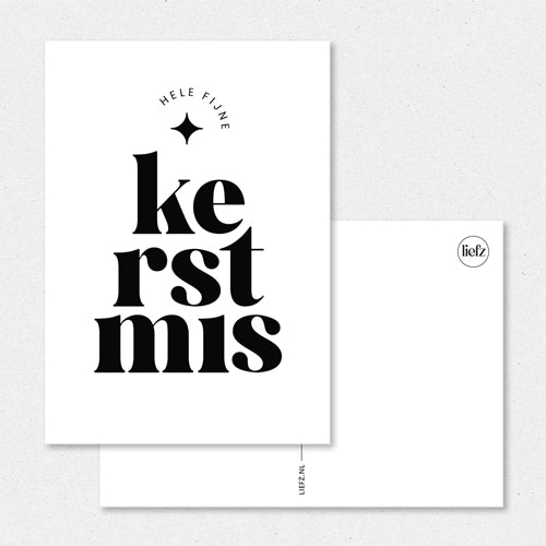 Kerstkaart | Fijne Kerstmis