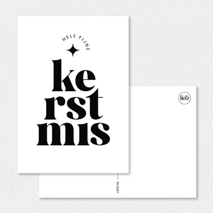 Kerstkaart | Fijne Kerstmis