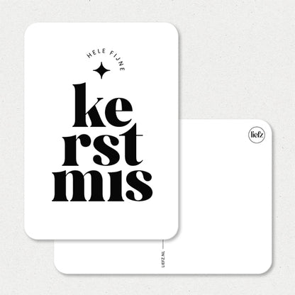 Kerstkaart | Fijne Kerstmis