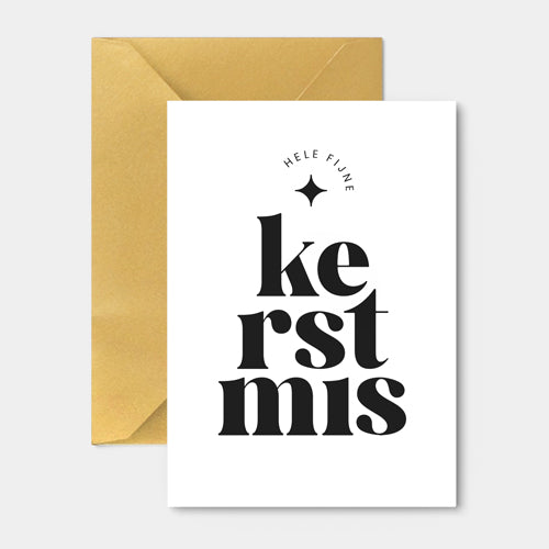 Kerstkaart | Fijne Kerstmis