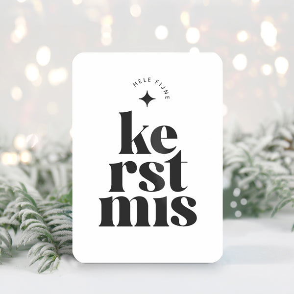 Kerstkaart | Fijne Kerstmis