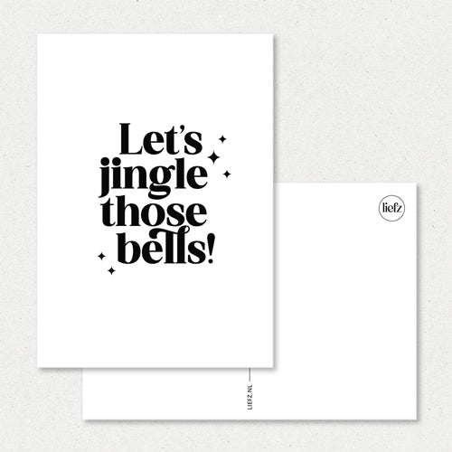 Kerstkaart | Let's jingle those bells