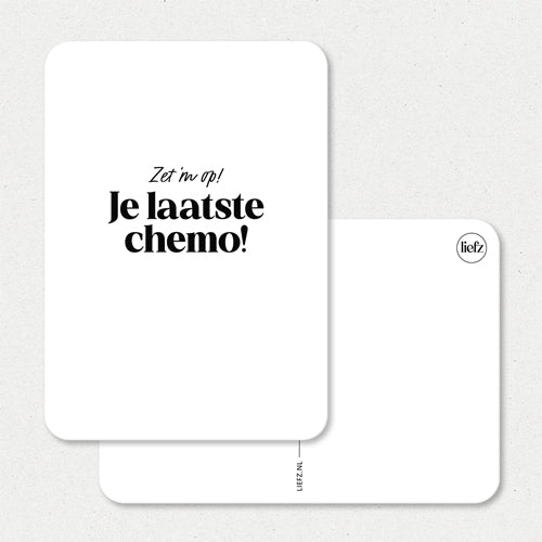 Kaart | Je laatste chemo