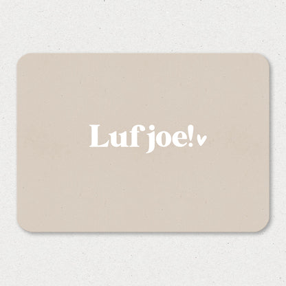 Kaart | Luf joe!