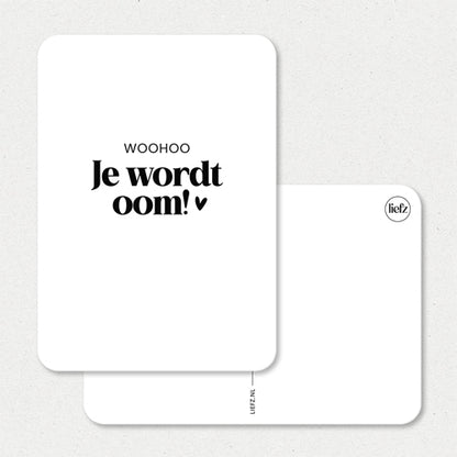 Kaart | Woohoo, je wordt oom