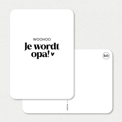 Kaart | Woohoo, je wordt opa