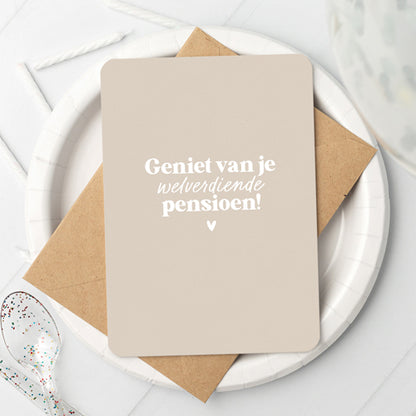 Kaart | Geniet van je pensioen