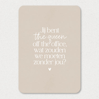 Kaart | Queen of the office