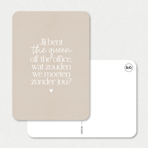 Kaart | Queen of the office