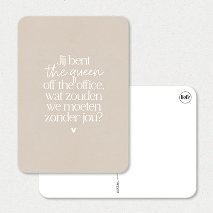 Kaart | Queen of the office