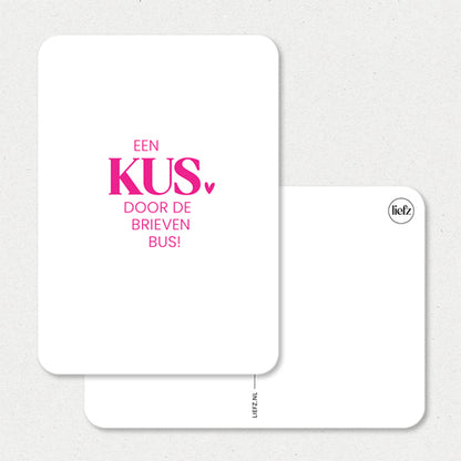 Kaart | Kus door de brievenbus