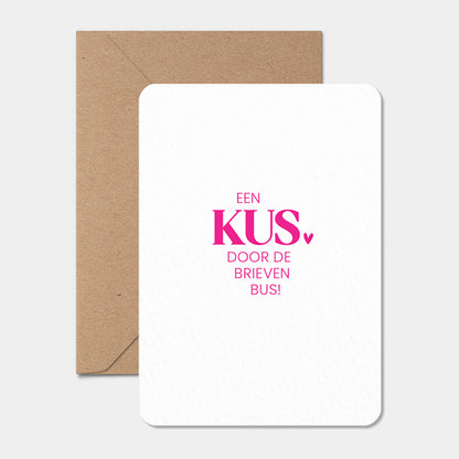 Kaart | Kus door de brievenbus
