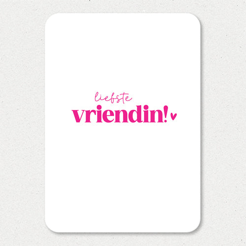 Kaart | Liefste vriendin