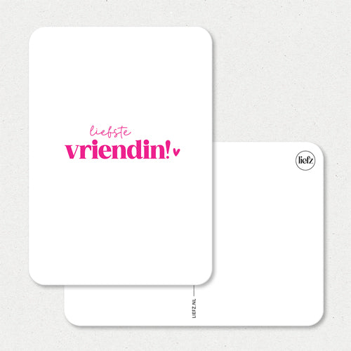 Kaart | Liefste vriendin